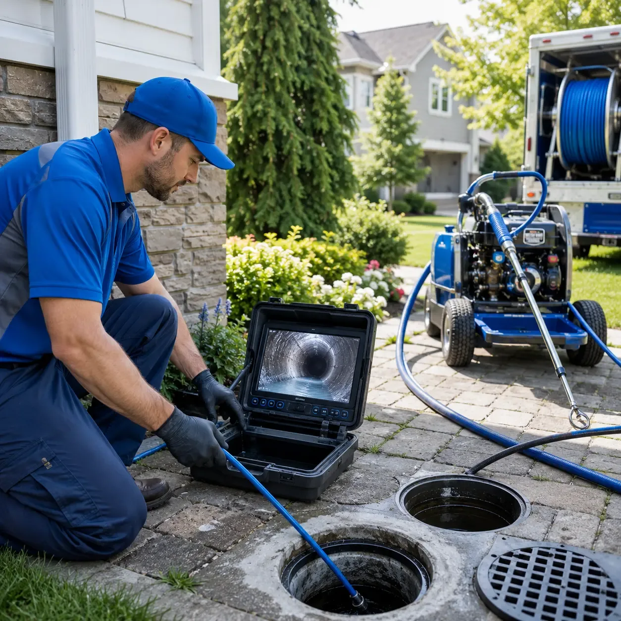 Outdoor drain cleaning professionals serving Jobstown, NJ